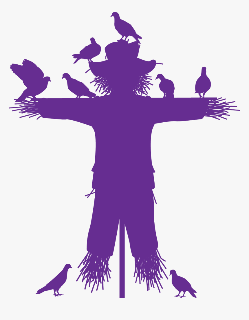 Crow Clipart Scarecrow - Black Scarecrow, HD Png Download, Free Download
