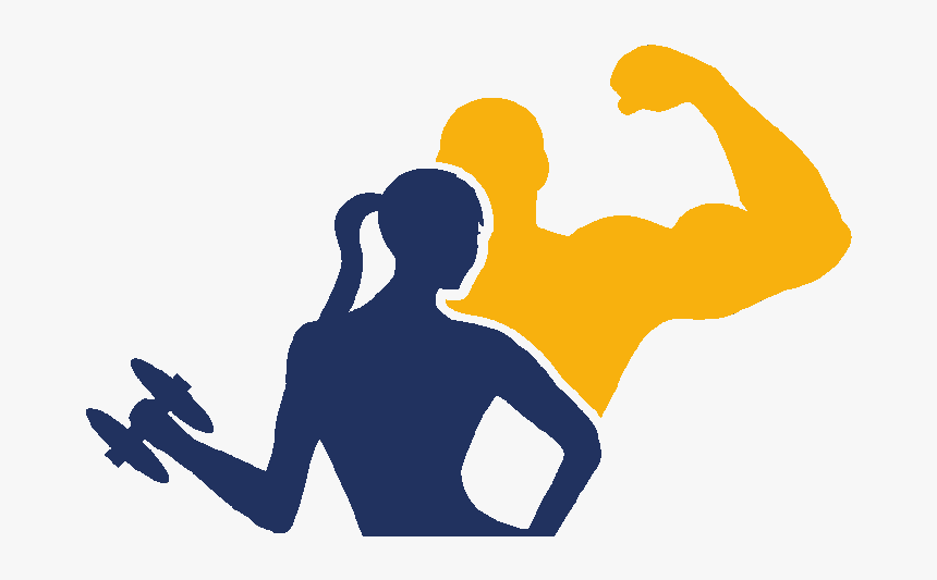 Physical Fitness Exercise Silhouette - Fitness Club Logo Png, Transparent  Png - kindpng