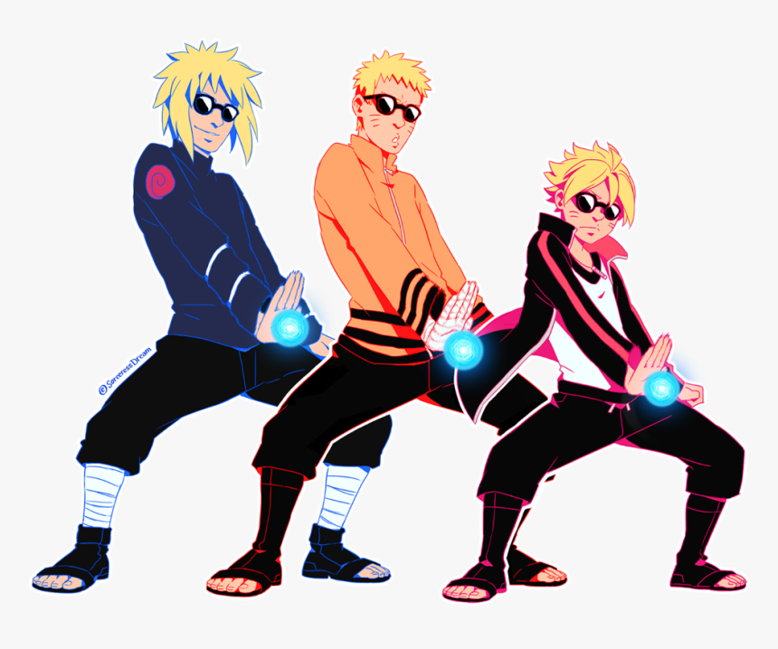 Minato Naruto And Boruto, HD Png Download, Free Download