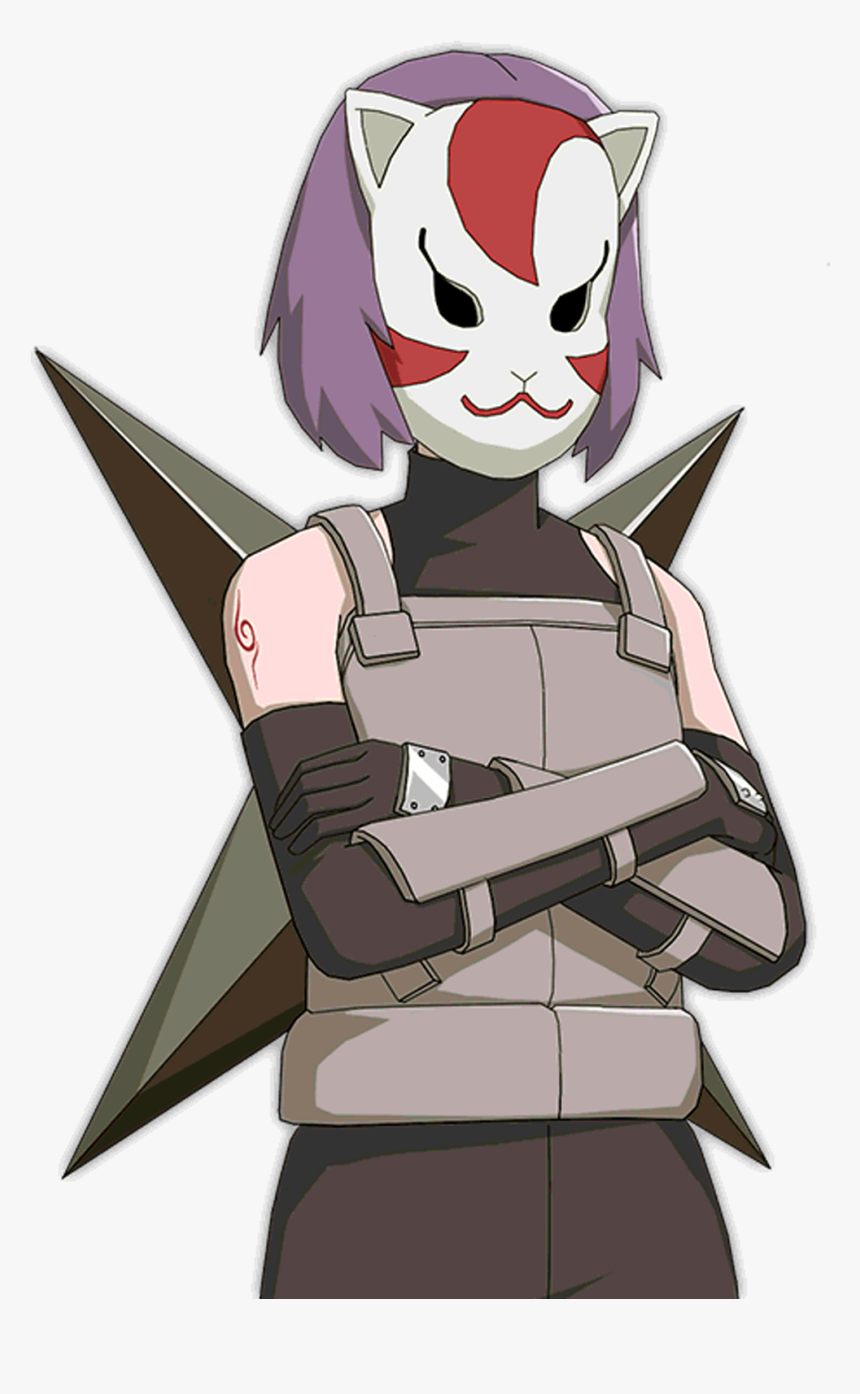 Naruto Characters Png - Naruto Oc Female Anbu, Transparent Png, Free Download
