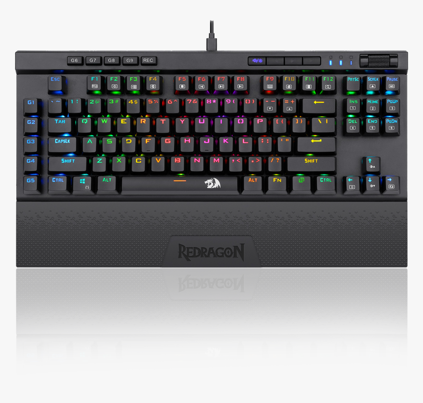 Redragon K587 Magic-wand 87 Keys Compact Rgb Tkl Mechanical, HD Png Download, Free Download