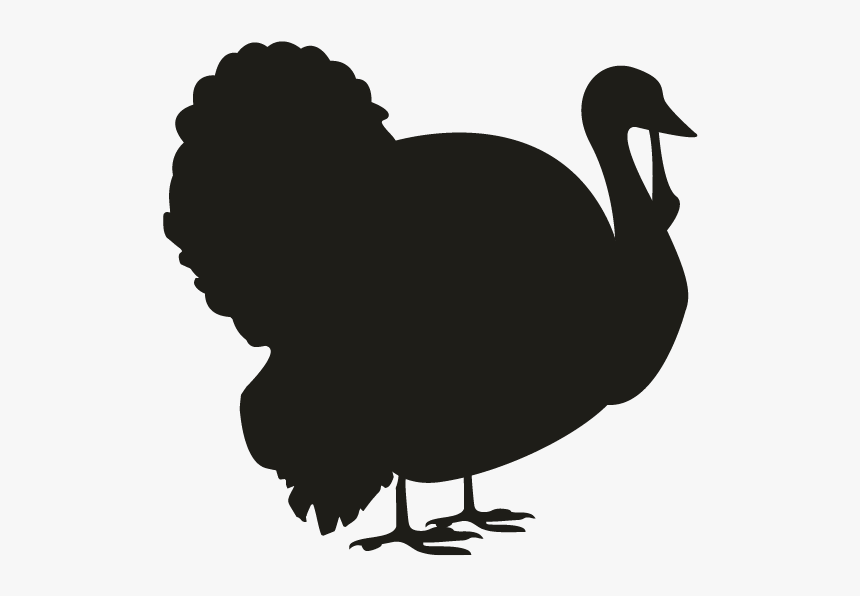 Turkey Silhouette SVG Vector File and PNG Transparent Background Clip Art Sublimation Instant Download
