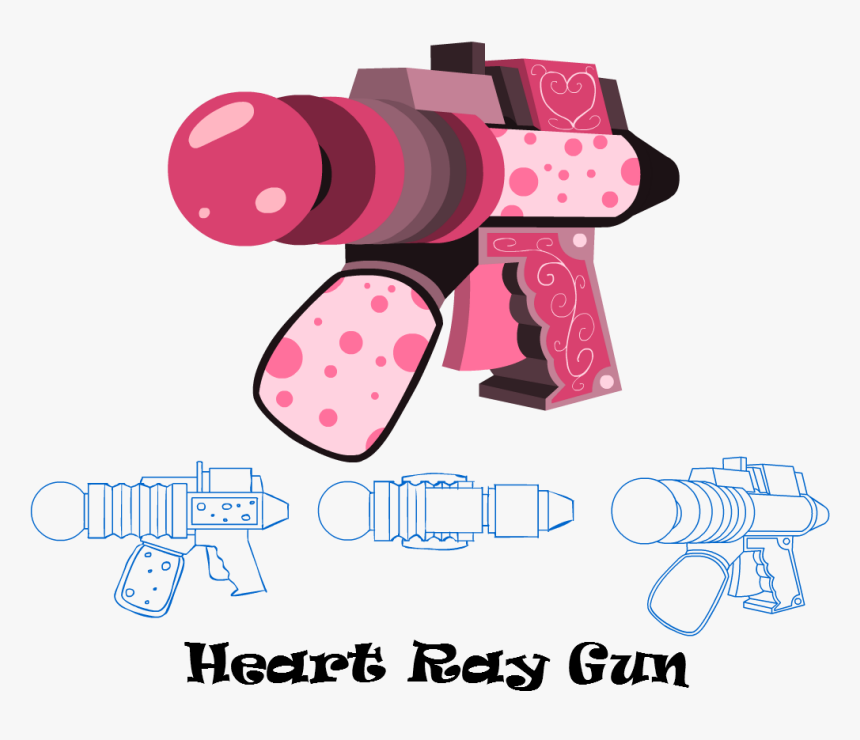 Heart Ray Gun - Design, HD Png Download, Free Download