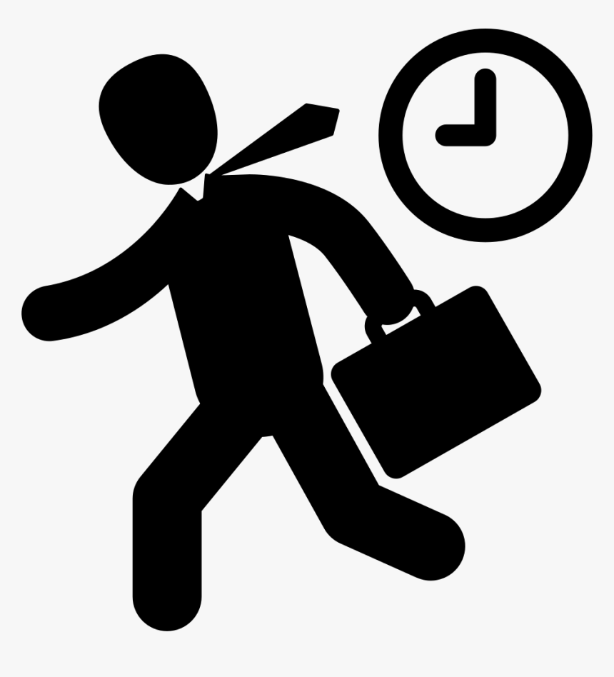 Going To Work Svg Png Icon Free Download - Late For Work Icon, Transparent Png, Free Download