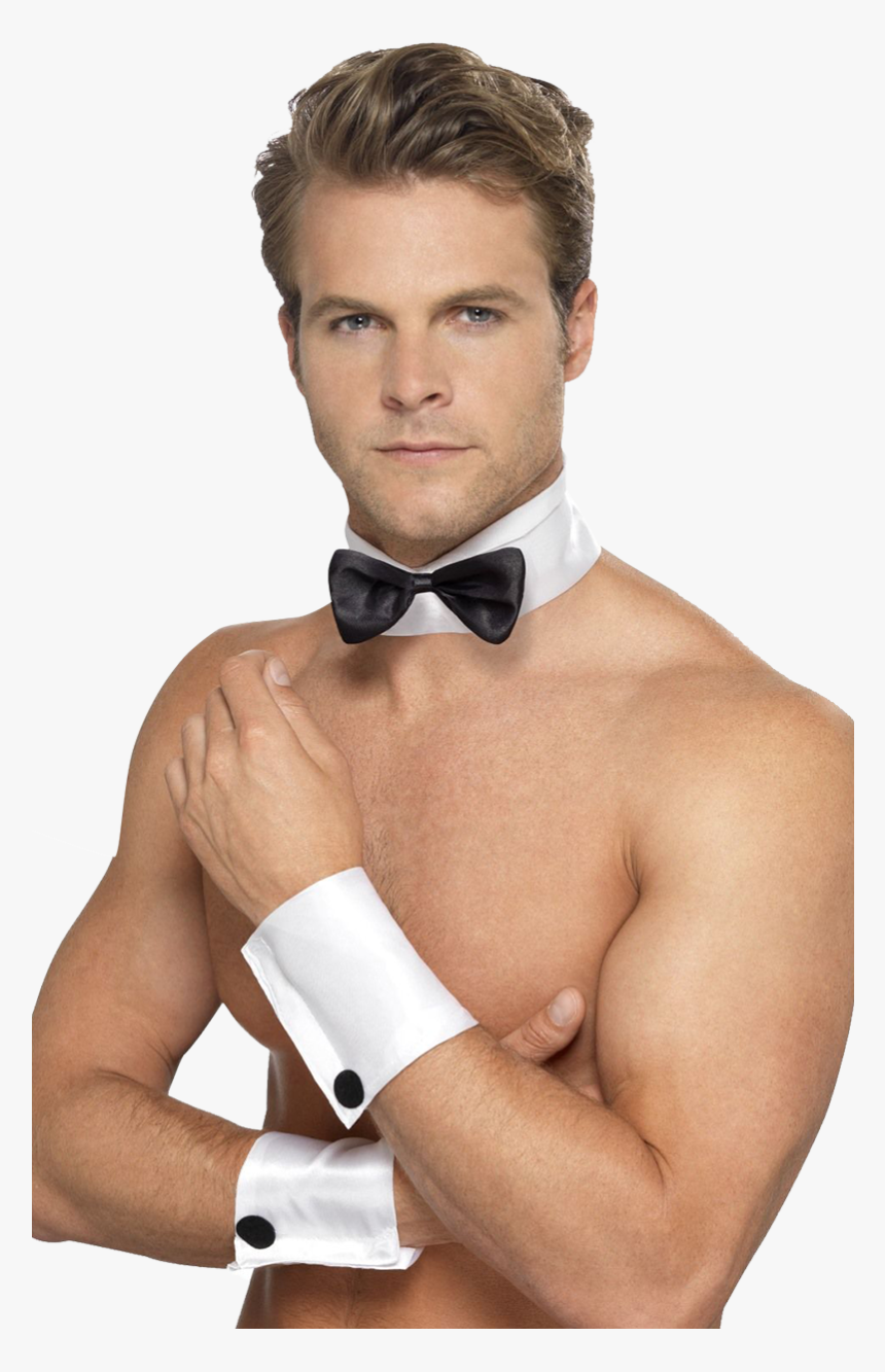 Smiffy"s Male Stripper Kit Collar Bow, Tie , Png Download - Male Stripper Bow Tie, Transparent Png, Free Download