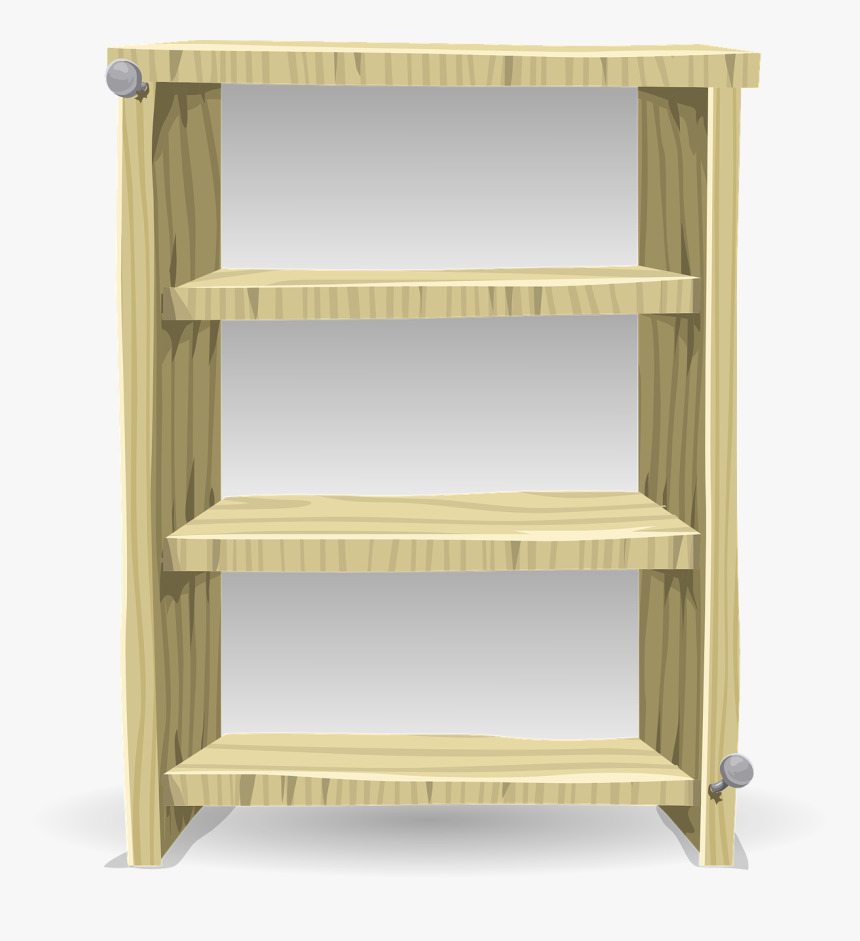 Empty Bookshelf Transparent Background, HD Png Download, Free Download