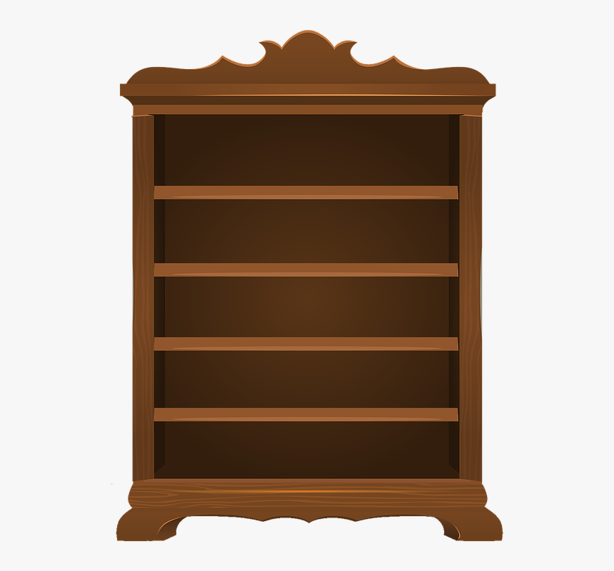 Bookcase Cliparts 29, Buy Clip Art - Empty Bookcase Png, Transparent Png, Free Download
