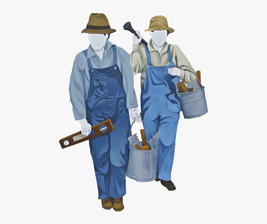 Transparent Construction Workers Png - Construction Worker Factory Worker Png, Png Download, Free Download