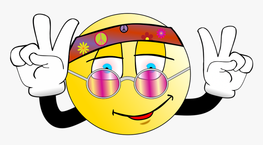 Cool-emojis - Emoji Hippie, HD Png Download, Free Download