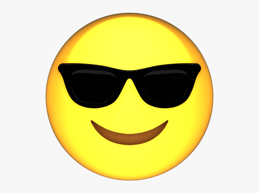 Transparent Background Emoji With Sunglasses, HD Png Download, Free Download