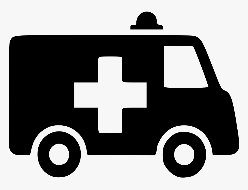 Icon Big Image Png - Ambulance Clipart Black And White Png, Transparent Png, Free Download