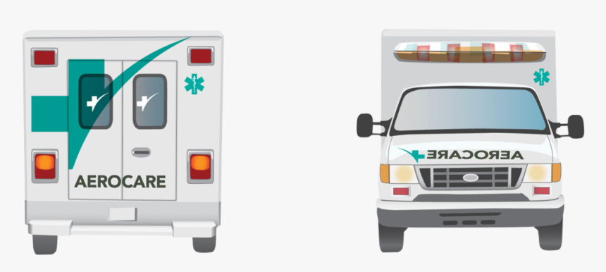 Ambulance Front & Backonly Wk 8, HD Png Download, Free Download