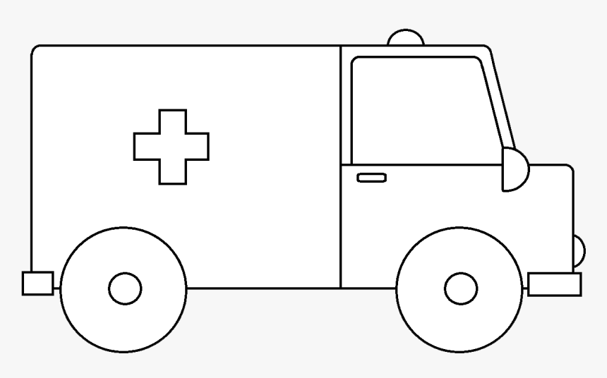 Graphics By Ruth - Ambulance Png Black And White, Transparent Png, Free Download