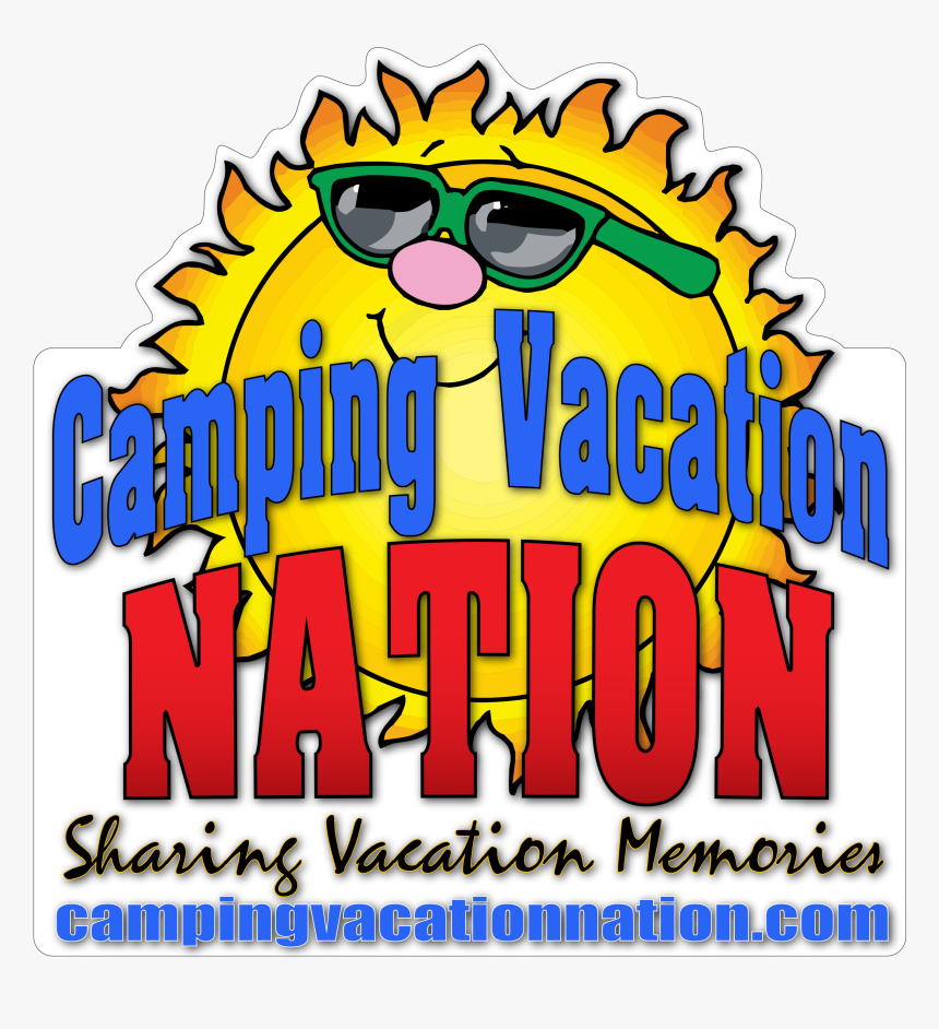 Camping Vacation Nation Decal@2x, HD Png Download, Free Download