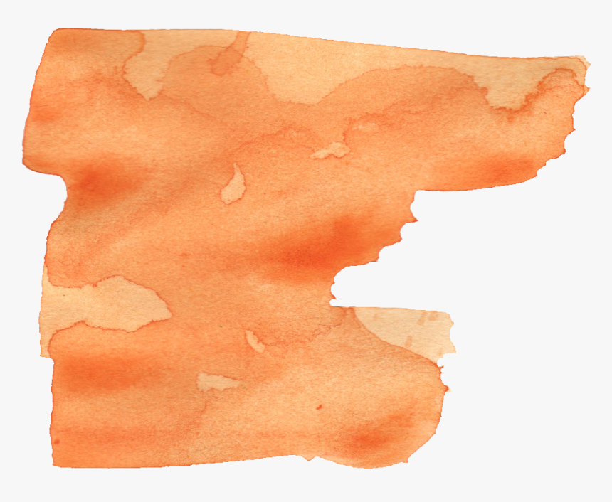 Paint - Brush Stroke Watercolor Orange, HD Png Download, Free Download