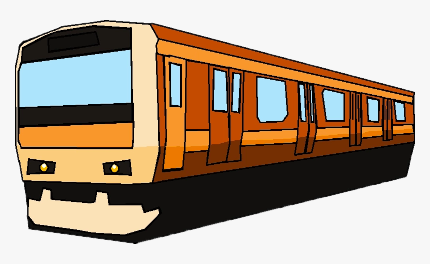Subway Train Png - Animatate Train Hd Png, Transparent Png, Free Download