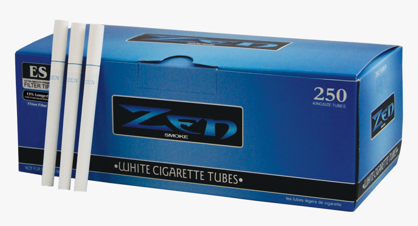 Zen White Cigarette Tubes, HD Png Download, Free Download
