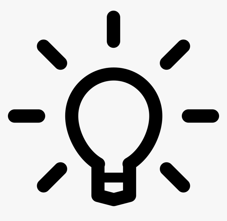 Light Bulb Letters Png - Idea Plan Action, Transparent Png, Free Download