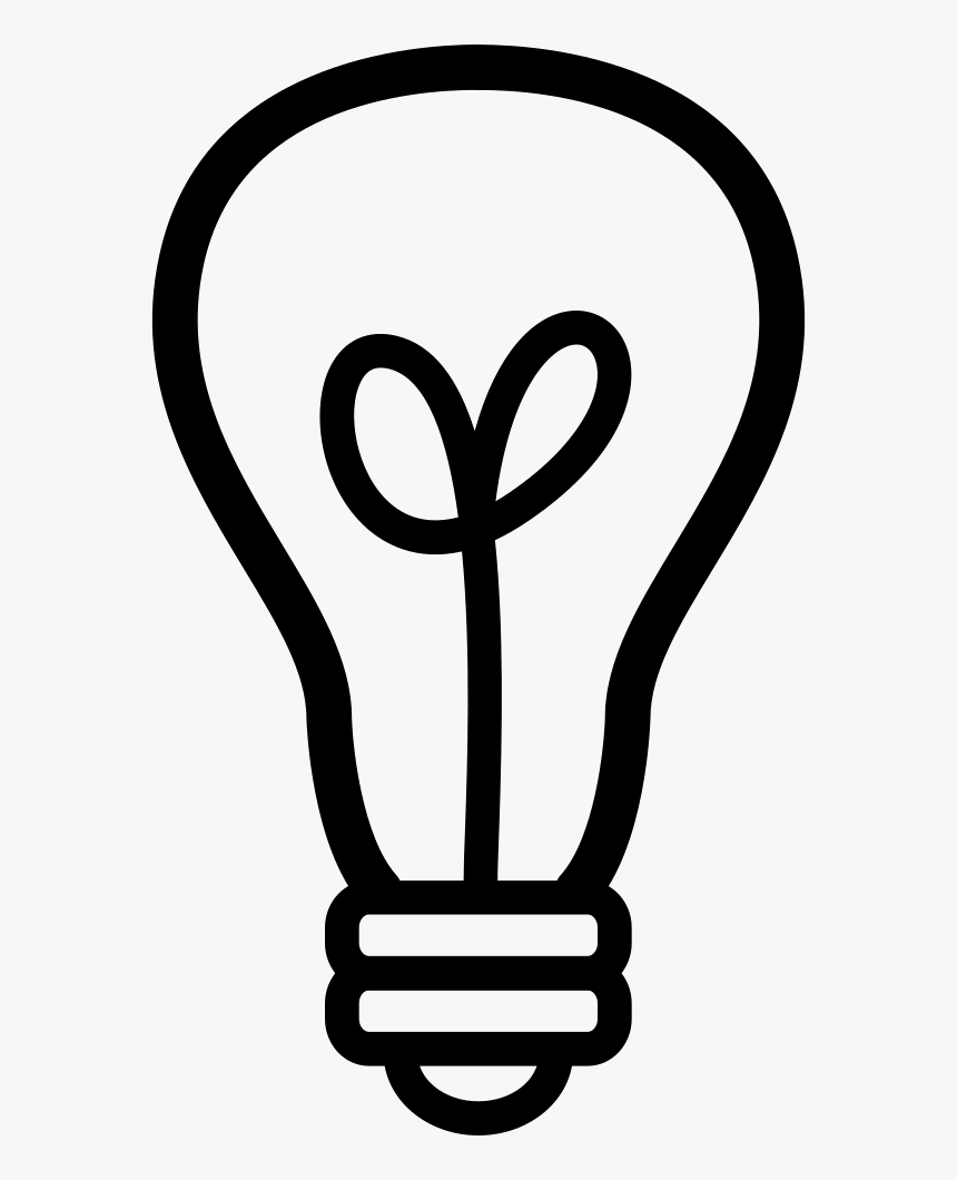 Light Bulb Outline Svg Png Icon Free Download Clipart - Light Bulb Outline Png, Transparent Png, Free Download