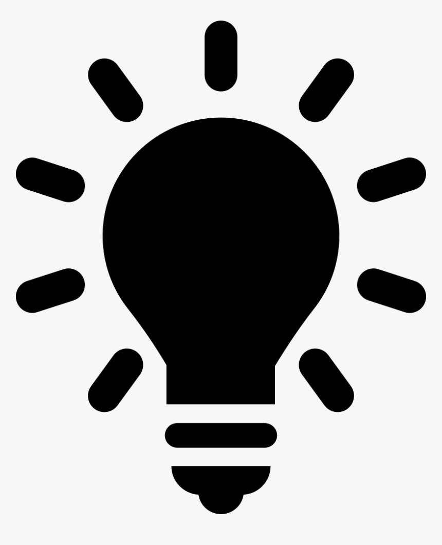 Lightbulb - Icono Lampara Png, Transparent Png, Free Download