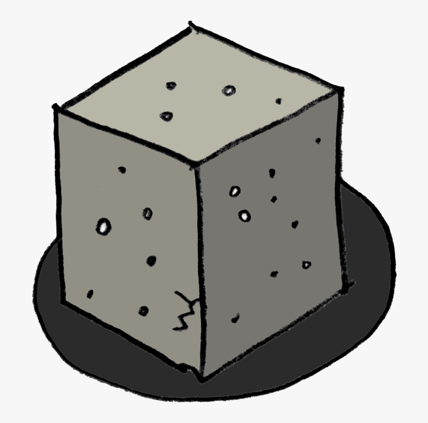 The Enormous Concrete Block - Concrete Block Clip Art, HD Png Download, Free Download