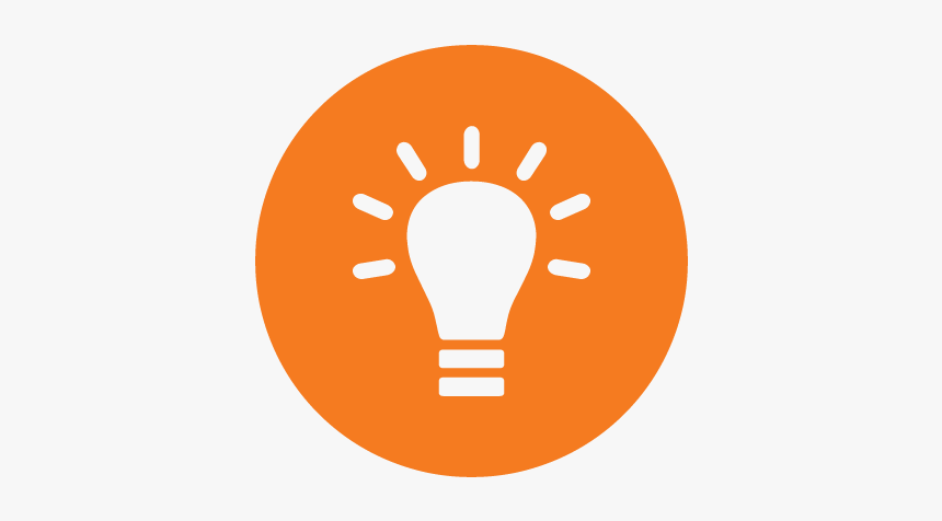 Light Bulb Icon White, HD Png Download, Free Download