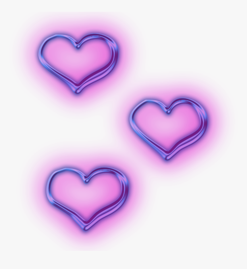 Transparent Purple Hearts Clipart - Purple Aesthetic Hearts Png, Png Download, Free Download