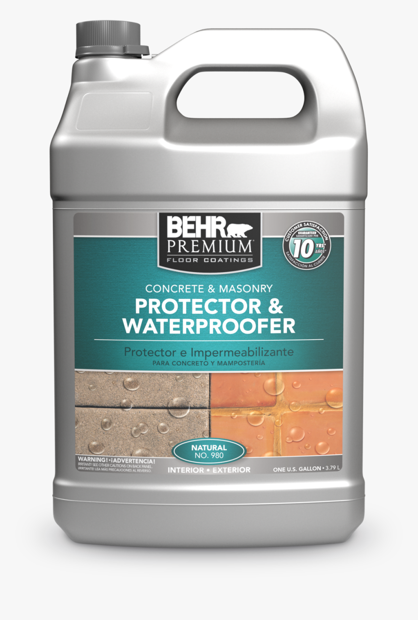 Jug Of Concrete & Masonry Protector & Waterproofer - Sellador Behr, HD Png Download, Free Download