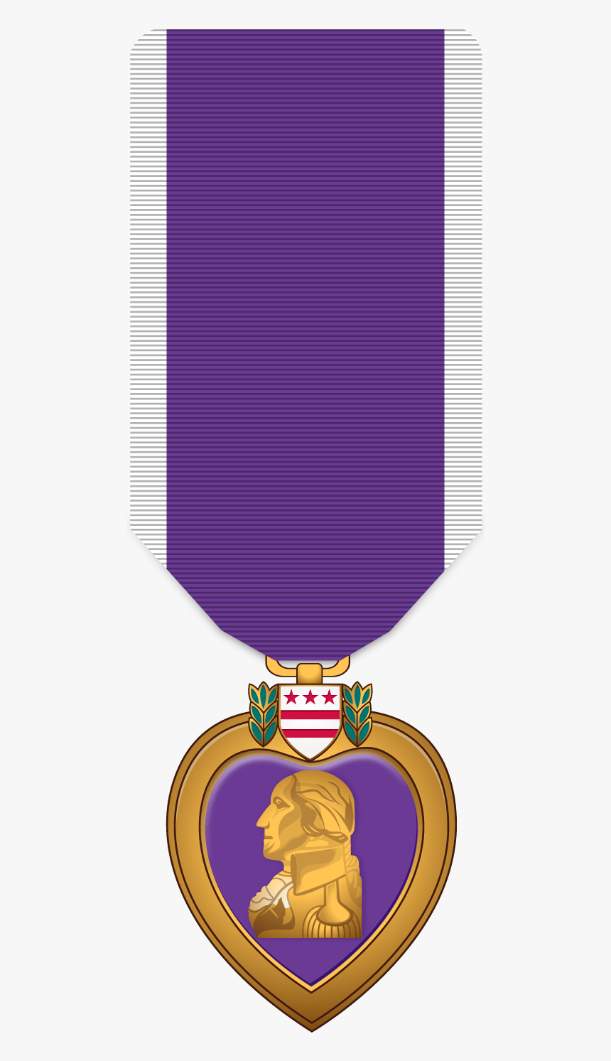 Purple Heart Clip Art Medal, HD Png Download, Free Download