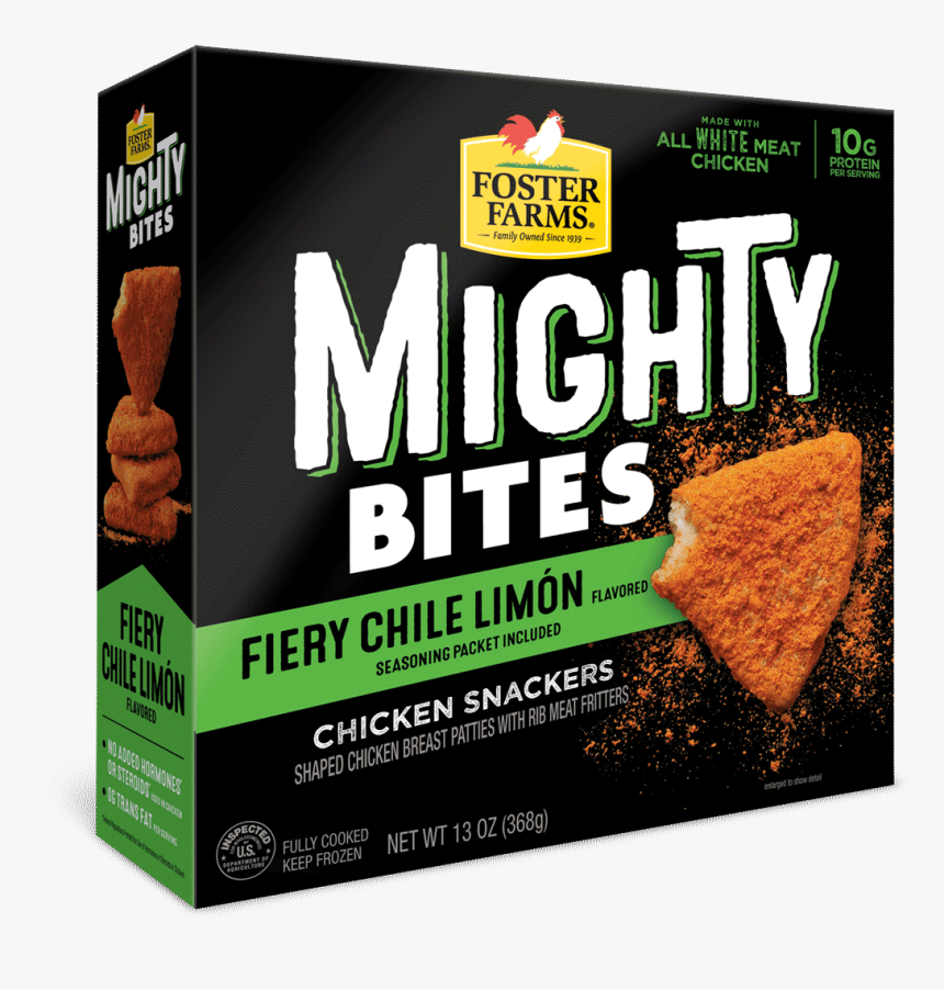 Mighty Bites Fiery Chile Limon - Vegetarian Food, HD Png Download, Free Download
