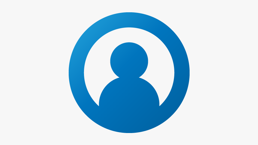 Icon Profile Blue Transparent, HD Png Download, Free Download