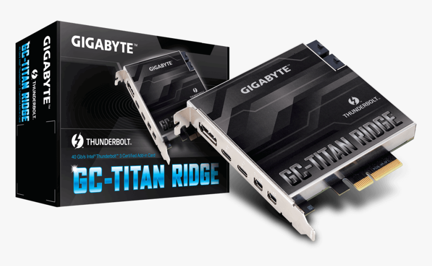 Titan Ridge Thunderbolt Card, HD Png Download, Free Download