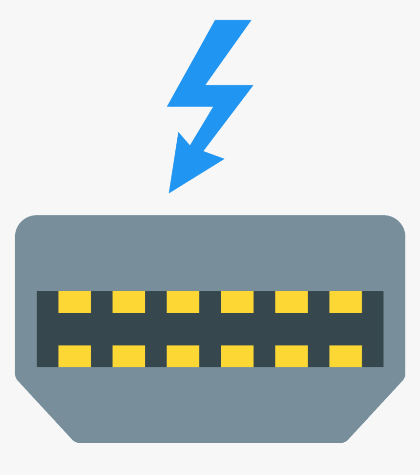 The Icon Is A Logo Of Thunderbolt, HD Png Download, Free Download