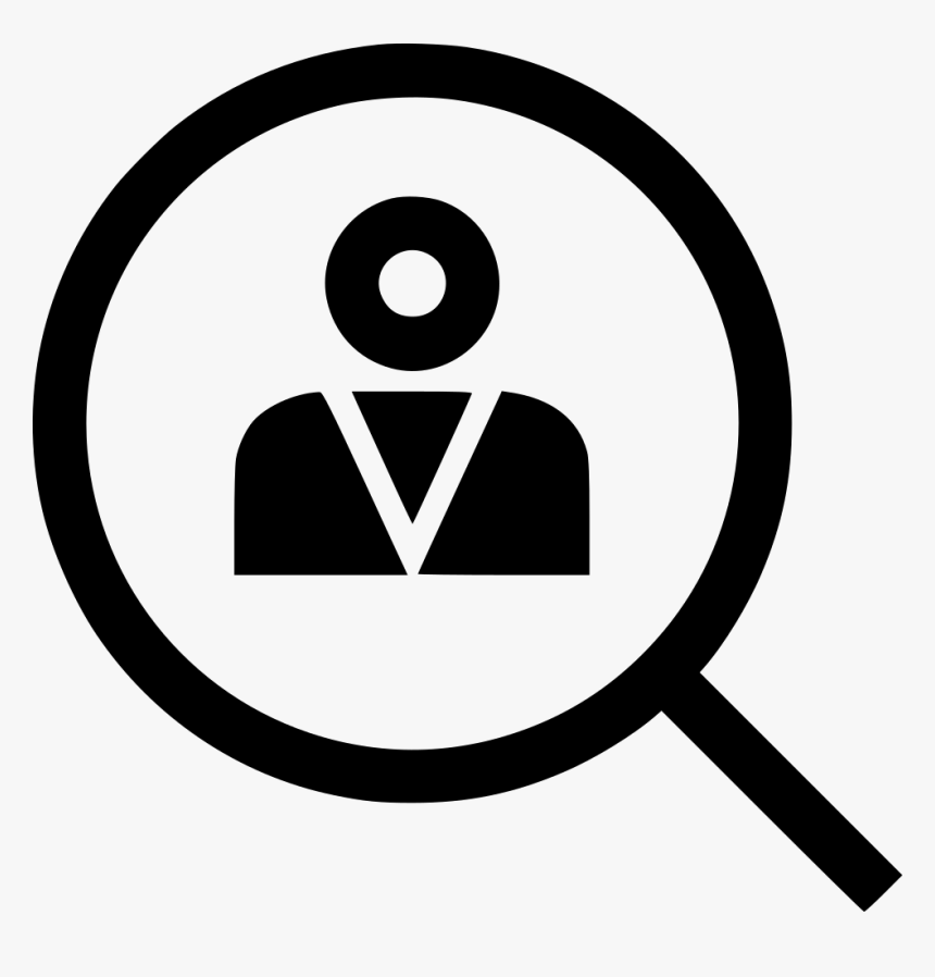 Magnifier User Profile Person Staff Employee Boss Icon For Employee Profile Hd Png Download Kindpng