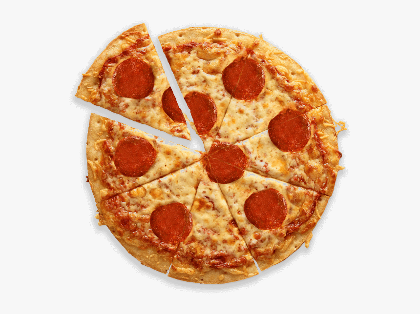 Aerial View Of A Cauliflower-crust Pepperoni Pizza - Pepperoni Pizza, HD Png Download, Free Download