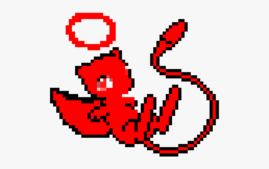 Minecraft Pixel Art Pokemon Mew, HD Png Download, Free Download