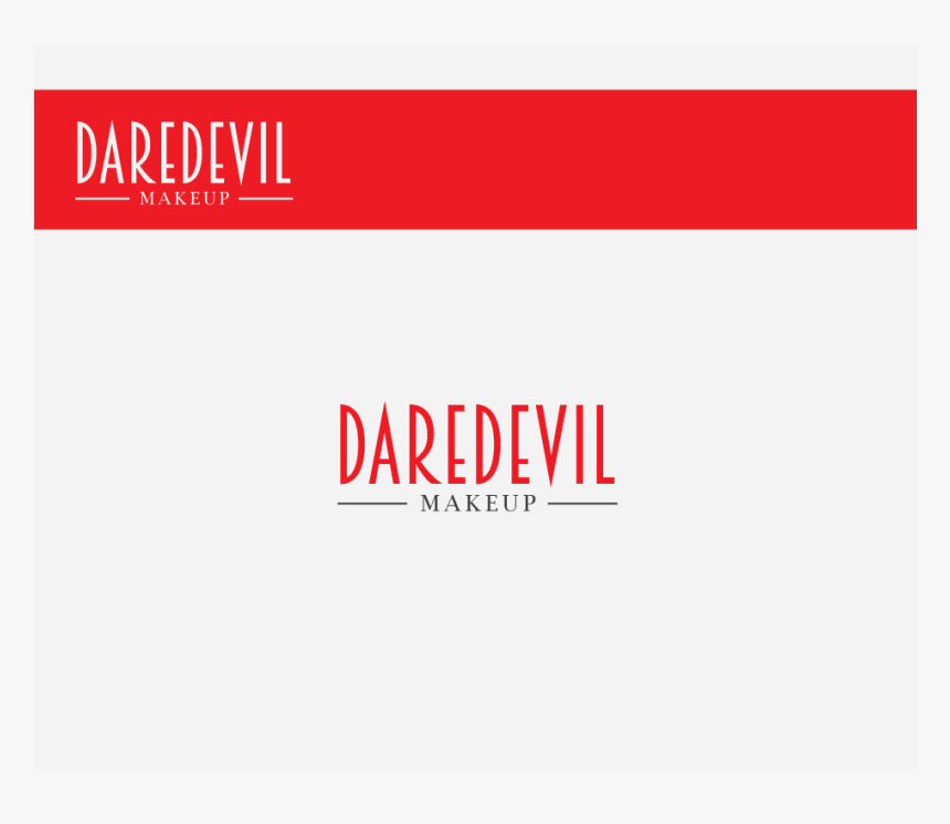 Logo Design By Sunny For Daredevil Makeup - Graphic Design, HD Png Download, Free Download