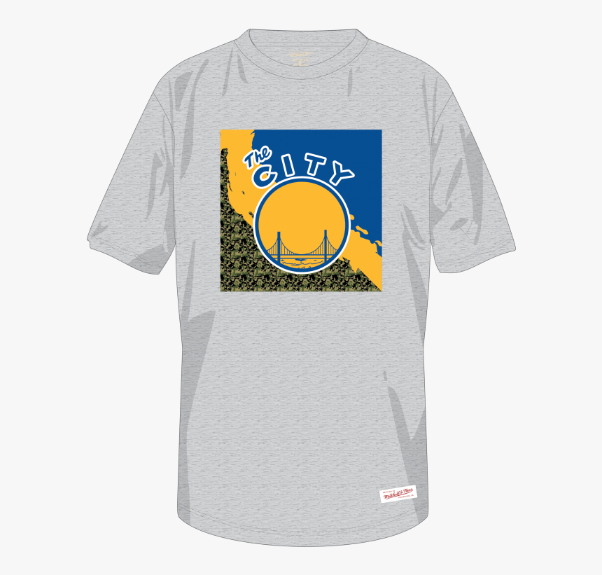 Golden State Warriors Men"s Camo Paintbrush Tee - Crescent, HD Png Download, Free Download