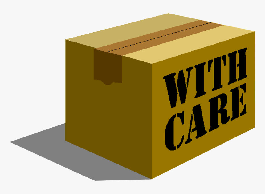 Moving Boxes Box Package Cardboard Boxes Parcel - Transparent Moving Box Clipart, HD Png Download, Free Download