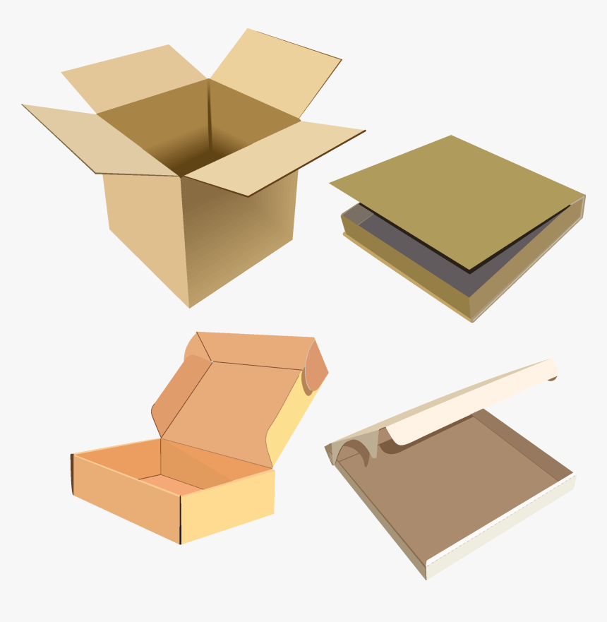 Transparent Cardboard Box Clipart - Bed Bath And Beyond Shipping Box, HD Png Download, Free Download