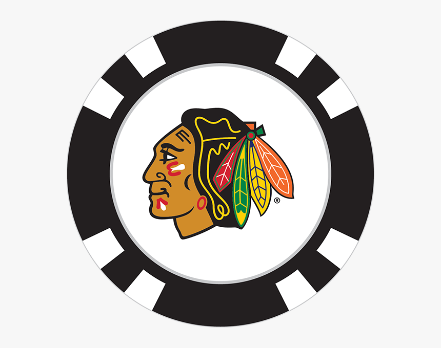 Chicago Blackhawks Poker Chip Ball Marker - Transparent Cleveland Indians Logo, HD Png Download, Free Download