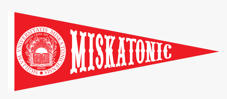 Clip Art Propnomicon Miskatonic Design The - Boston Red Sox Pennant, HD Png Download, Free Download