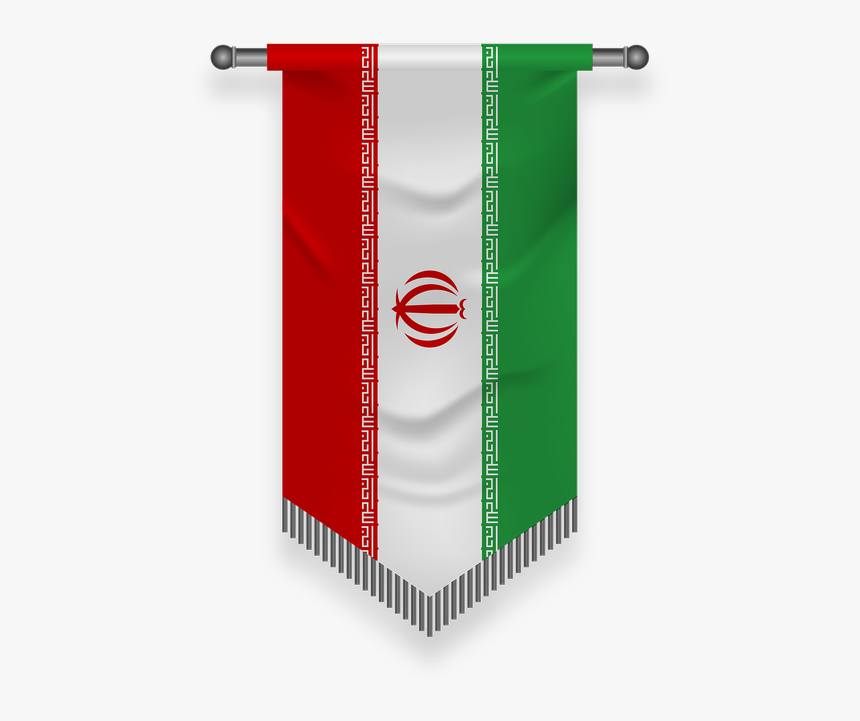 Pennant Iran Tajikistan - Iran Flag, HD Png Download, Free Download