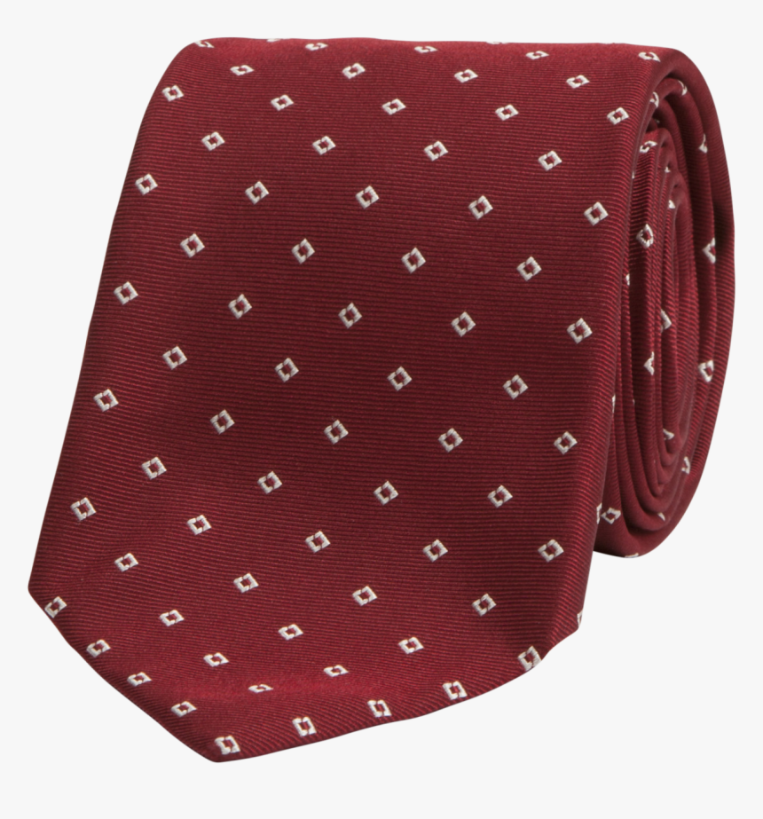 Red Square Silk Tie"
 Title="red Square Silk Tie - Polka Dot, HD Png Download, Free Download