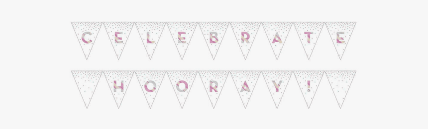 2-sided Iridescent Pennant Banner 9ft - Triangle, HD Png Download, Free Download