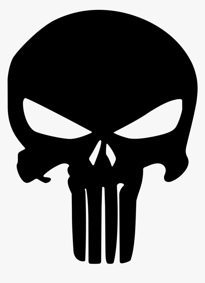 Punisher Stencil Clip Art - Punisher Png, Transparent Png, Free Download