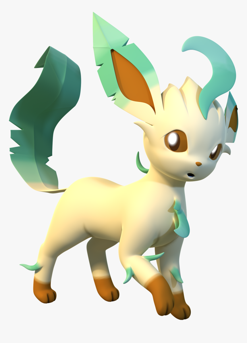 Transparent Glaceon Png - Transparent 3d Pokemon Png, Png Download, Free Download