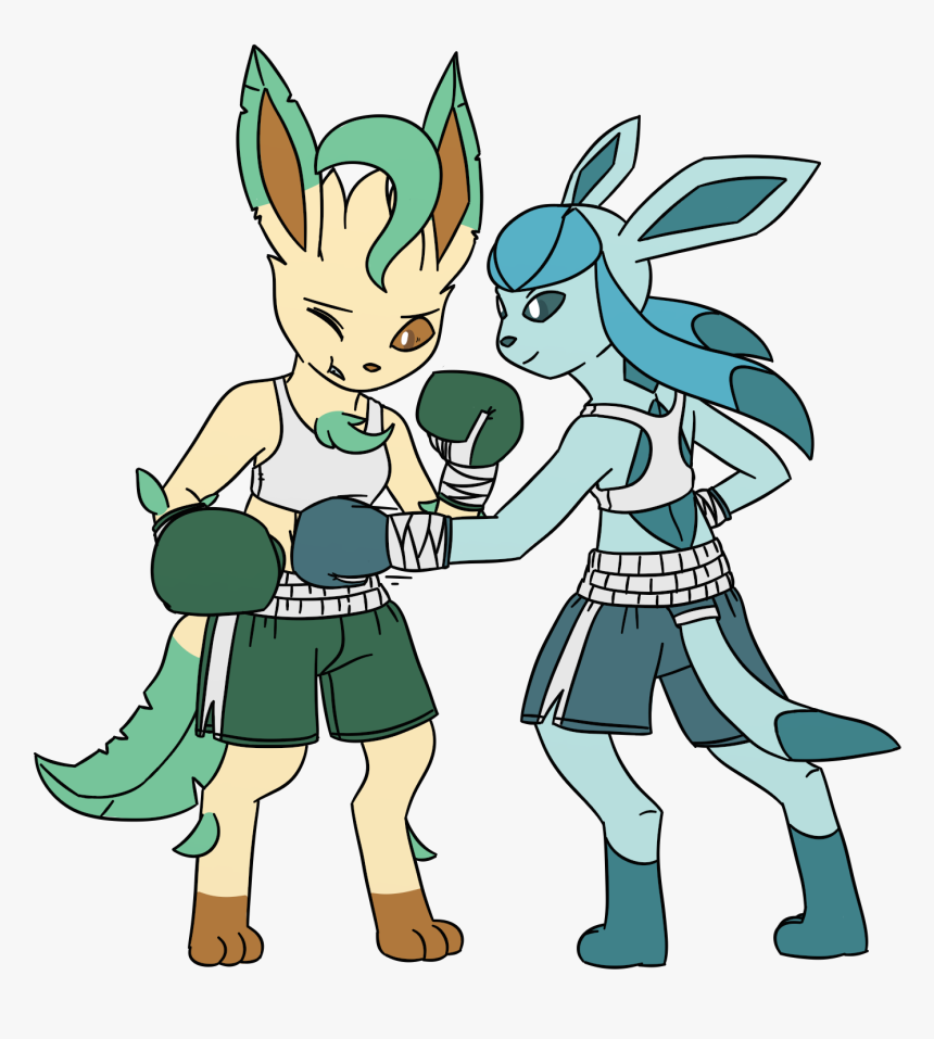 Transparent Glaceon Png - Boxing Sylveon, Png Download, Free Download