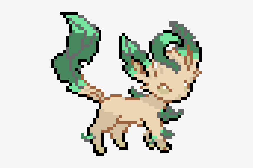 Leafeon Perler Bead Pattern, HD Png Download, Free Download