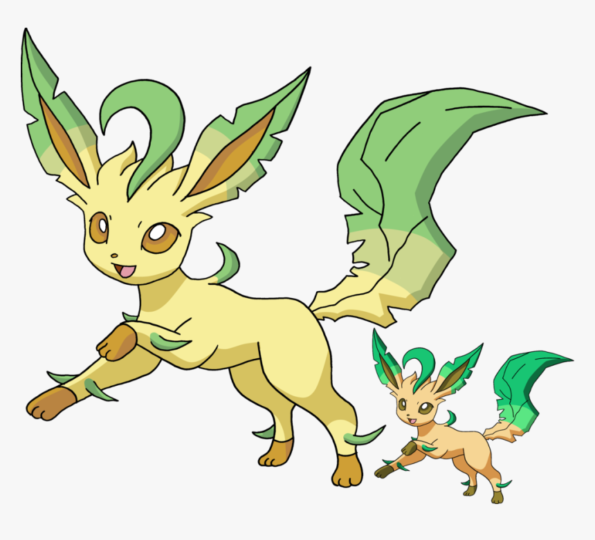 Shiny Leafeon And Normal Leafeon, Transparent Png , - Leafeon Normal And Shiny, Png Download, Free Download